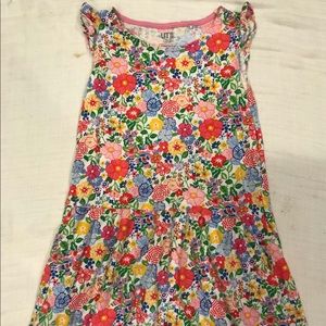 Floral girls dress size 5-6